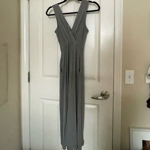 Final Touch Grey Romper with Pockets